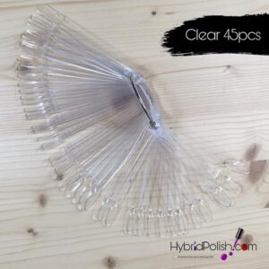 Display Tips Oval Clear
