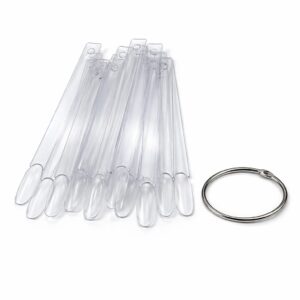 Display Tips Oval Clear