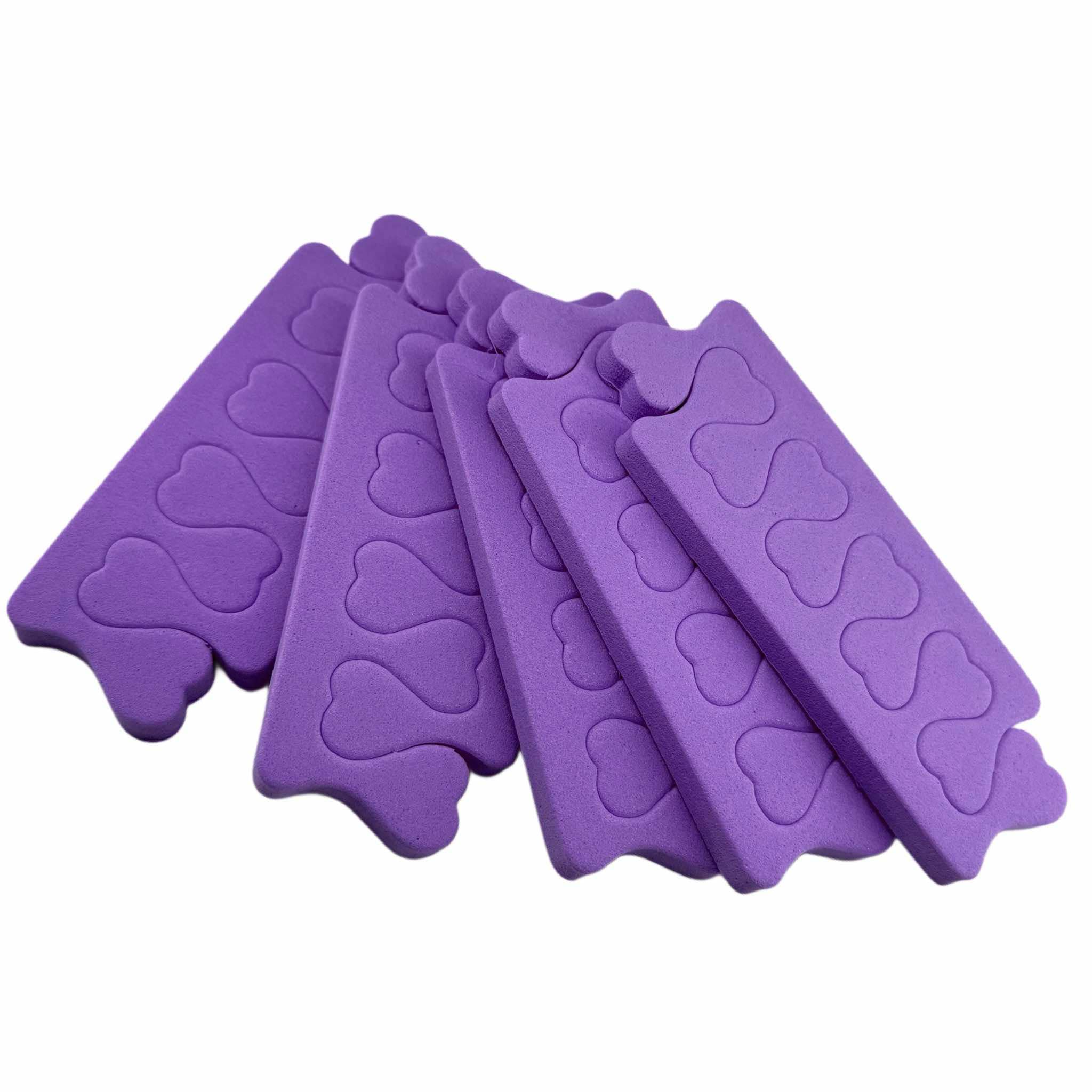 Διαχωριστικά Δακτύλων Ποδιών για Πεντικιούρ - Σετ 10 τεμ. (Μωβ) - Image 4