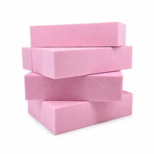 Buffer Block Νυχιών Ροζ 120 Grit 4 Πλευρών (Συσκευασία 10 τεμαχίων)