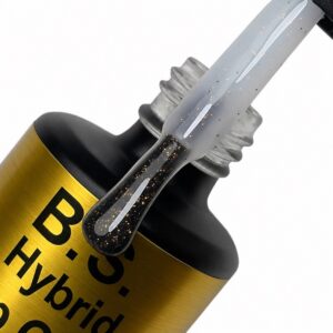 B.S. Hybrid Top Coat Extra Shine No Wipe GS7 – Σαμπανιζέ Shimmer 15 ml